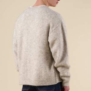 Pull en mohair pour homme, nouvelle création, qualité supérieure, choix populaire des clients, vente chaude, épaules tombantes - Product Image 6