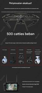 Dron de transporte de carga de 500 libras, carga de elevación y caída a gran escala, Dron de rescate contra incendios con función de altavoz. - Product Image 4