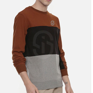 Vente en gros de pulls molletonnés en coton mélangé de haute qualité personnalisés en coton polyester faits pulls pour hommes - Product Image 3