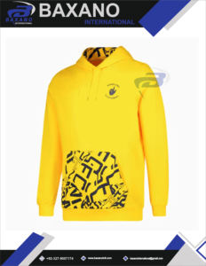 Sudadera con Capucha Deportiva Informal de Invierno del Mamelodi Sundowns, Color Amarillo, con Bolsillo Canguro, Resistente al Viento, Transpirable, Diseño Personalizado - Product Image 6