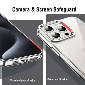 2.0mm Clair Transparent Anti-Drop Shell Soft Suave Mobile Phone Case pour iPhone 16 15 14 13 12 11 X XS Pro Max - Product Image 3