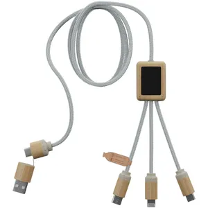 5-in-1 C49 Promotional USB Gadget Convenient 5-in-1 <b>Charging</b> <b>Cable</b> - Product Image 4