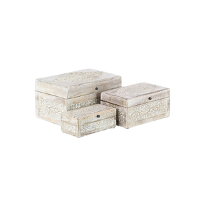 Boîte à bijoux en bois de trois tailles différentes pour la décoration de la maison Boîte à bijoux de stockage à des prix compétitifs - Product Image 1