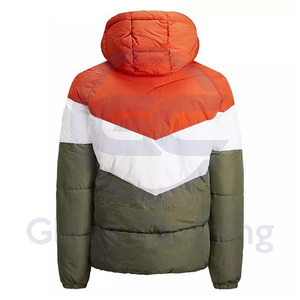 Chaquetas acolchadas con cremallera de alta calidad para hombre de algodón y poliéster impermeables de invierno personalizadas más vendidas - Product Image 4