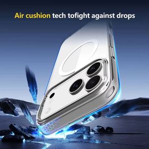 เคสชาร์จไร้สายทนต่อรอยขีดข่วนแม่เหล็กใสเป็นประกายสำหรับ iPhone 17 Pro laudtec - Product Image 3