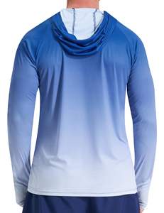 OEM 2025 Chemises de pêche anti-UV Vêtements d'extérieur d'été pour hommes avec écran solaire Chemises décontractées à manches longues et imprimé poisson Upf 50 - Product Image 3