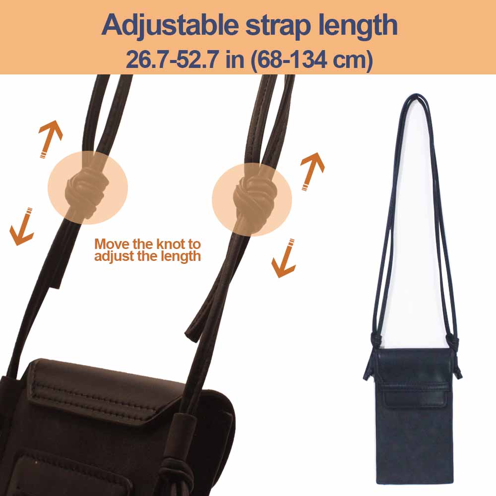 cellphone bag crossbody pockets in the front