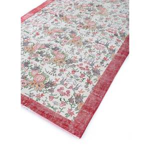 Tapis en laine noué à la main de grande taille, style vintage, Pae-2083, motif floral rouge-orange, pour la maison, le salon, le couloir, rectangulaire, pour adolescents - Product Image 2