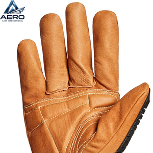 Guantes Mecánicos Personalizados OEM con Protección Contra Impactos TPR, Palma de Cuero Sintético Resistente, Guantes de Seguridad Profesionales para Trabajo Pesado - Product Image 5