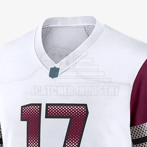 Camiseta de fútbol americano de alta calidad sublimación personalizada camiseta de fútbol americano diseño Logo equipo camiseta de fútbol americano - Product Image 4