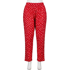 Pantalons pour femmes en tissu polyester premium imprimé numérique uni, antistatique, confortable, décontracté, mode quotidienne, pantalons pour femmes M - Product Image 1