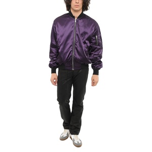 Chaqueta de invierno para hombre personalizada de alta calidad, chaqueta universitaria de satén personalizada al por mayor, chaqueta universitaria de estilo de trabajo Letterman para hombre - Product Image 4