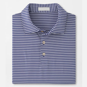 Breathable Knitted Unisex USA Wholesale Customizable Sun Protection <b>Strip</b> OEM Slim Fit Performance Jersey for Polo Neck T Shirts - Product Image 4