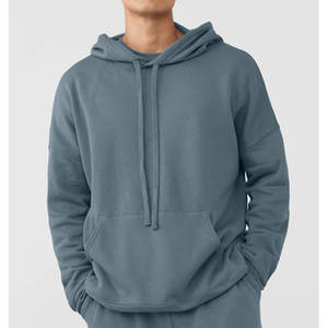 OEM Vente de gros Sweats à capuche pour hommes coupe ajustée logo imprimé personnalisé 100 sweat à capuche en molleton de coton marque privée sweat à capuche en molleton de coton - Product Image 4