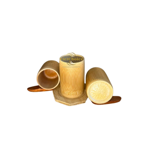 Tasse en bambou de style rustique, vaisselle naturelle pour la salle à manger et la décoration - Product Image 4