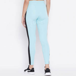 Pantalones de Yoga de cintura alta sin costuras para mujer con logotipo personalizado - Product Image 4