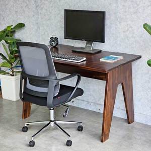 Ensemble de bureau contemporain en bois d'acacia et chaise pivotante ergonomique en maille (CB68204) - Product Image 6