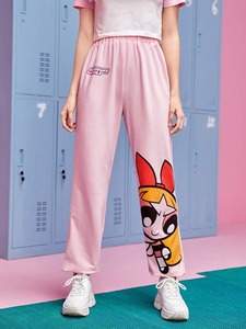 Pantalones sueltos elegantes de mujer OEM al por mayor de algodón transpirable de talle alto con diseño de pierna ancha pantalones de mujer de la mejor calidad - Product Image 6