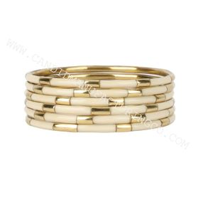 Résine Laiton et Bois Mode Bracelet Ensemble Bois Métal Artisanat Bijoux pour Femmes Filles Personnalisé Mode Bracelet Bracelet - Product Image 3