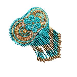 Accessoires pour cheveux en perles de rocaille faits à la main pour femmes, design personnalisé, style bohème, design unique, pinces à cheveux en perles de rocaille pour femmes - Product Image 3