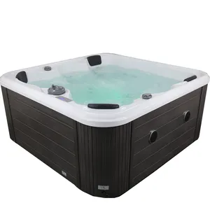 4-6 personas de lujo Whirlpool masaje inflable bañera de hidromasaje al aire libre piscina Spa bañeras