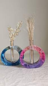 Cadre photo rectangulaire créatif fait à la main en os de buffle durable, diffuseur d'arômes, fleur hydroponique, style moderne minimaliste HF - Product Image 6