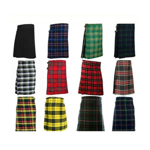 Kilt Highland écossais pour hommes de meilleure qualité fait à la main Design moderne laine cuir acrylique tambour harpe Tuba cornemuse Instruments de musique - Product Image 6