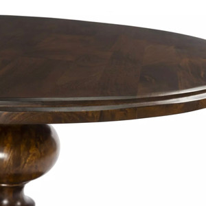 Muebles de cafetería de madera maciza de diseño europeo moderno Mesa de comedor redonda de madera para mesa de café de granja - Product Image 3