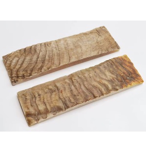 Plaque de corne de bélier avec cadre naturel et poli Produit d'utilisation Plaques de corne noire de buffle Oeil optique - Product Image 5