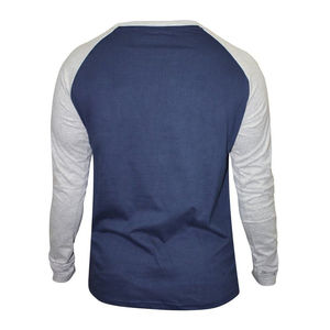 Léger Raglan manches longues Streetwear respirant hommes décontracté coton à manches longues Slim-Fitness Design Sport Style motif - Product Image 4