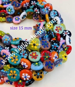 ลูกปัดโคมไฟทรงสี่เหลี่ยมผืนผ้าพร้อมส่งเครื่องประดับที่ไม่เหมือนใครจากอินเดียวัสดุแก้วคริสตัลแบบหลวม - Product Image 3