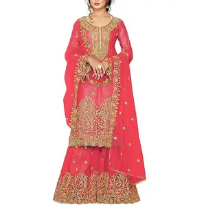 Robe longue 2 pièces de couleur, nouvelle robe de soirée, offre spéciale, Pakistan, costume pour dames, vêtements d'été et d'hiver - Product Image 1