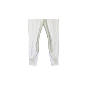 Pantalones de Montar a Caballo Unisex Blancos de Algodón con Logotipo Personalizado, de Silicona, de Alta Calidad, Tejido Elástico, para Ecuestres - Product Image 3