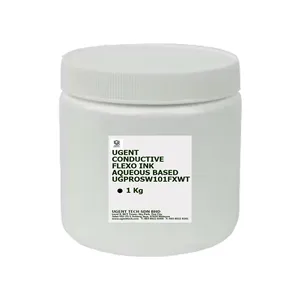 Tinta Flexográfica de Alta Conductividad UGENT UGPROSW101FXWT a Base de Agua, Paquete de 1 kg para Impresión Flexográfica, Certificada con MSDS - Product Image 1