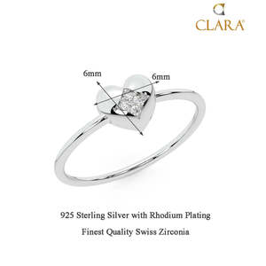 Anillos de Plata de Ley 925 de Primera Calidad para Mujer, Chapados en Rodio con Diamante de Corte Princesa, Joyería para Hombre - Product Image 4