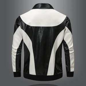 Chaquetas de hombre de cuero estampado vintage - Product Image 3