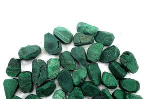 10 pièces véritable cristal de Malachite 16-18MM pierres précieuses vertes naturelles en vrac pour la fabrication de bijoux avec des pouvoirs de guérison à énergie positive - Product Image 2