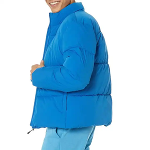 Vestes respirantes à logo personnalisé pour femmes en doudoune de haute qualité en couleur unie - Product Image 3