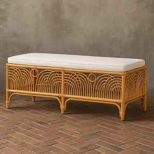 Muebles modernos de ratán para exteriores, diseño minimalista cómodo con acabado liso para granjas, hoteles, parques y villas - Product Image 2