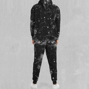 New Arrival Men's High Street Style Casual Wear Breathable 100% Cotton <b>Running</b> Tracksuits Winter Solid Sublimation Printing - Product Image 2