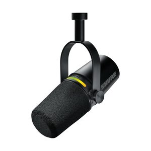ไมโครโฟนไดนามิก Shure MV7+ แบบ USB-C และ XLR สำหรับพอดแคสต์ สตรีมมิ่ง การบันทึกเสียง และการออกอากาศ - Product Image 1