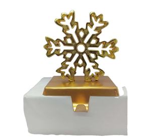 Décoration de table de Noël élégante en aluminium doré pour l'affichage de cadeaux de vacances, écologique à prix avantageux - Product Image 1