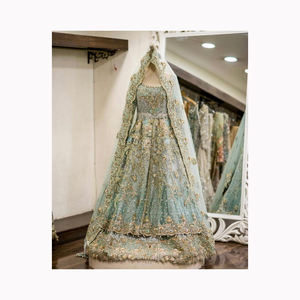 Luxury Exquisite <b>Long</b> <b>Sleeve</b> Mermaid Evening <b>Dress</b> <b>with</b> Cape <b>Sleeves</b>, High Neck Beaded Wedding Formal Party Gowns - Product Image 3