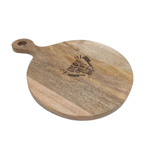 Tabla de cortar de madera de Acacia, tabla de cortar de frutas y verduras con acabado Natural, accesorio de cocina hecho a mano a granel - Product Image 5