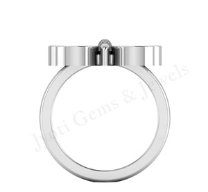 2025 fait à la main 925 en argent Sterling femmes bague de mariage réglable résine lunette oiseau amant conception Semi montage pierre bijoux résultats - Product Image 3
