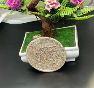 จี้เพชรมออิสซาไนต์ตัดกลมจี้ฮิปฮอป925สั่งทำชื่อจี้ทองสเตอร์ลิงสำหรับผู้ชายเครื่องประดับแฟชั่น - Product Image 3