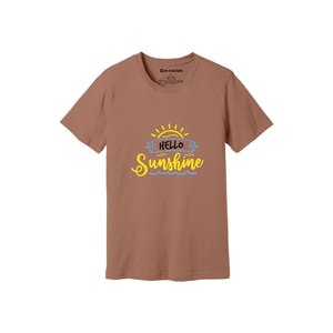 เสื้อยืดผ้าฝ้าย100% พิมพ์ลายด้วยความมีน้ำใจขนาด160 180ถึงหนักมี12สีที่สามารถปรับแต่งดีไซน์และการจัดวางของคุณเองได้ - Product Image 3