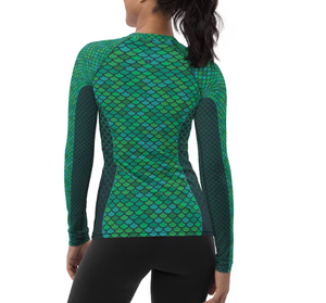 Alta calidad mujeres surf Rash Guard manga larga secado rápido traje de baño camisa - Product Image 2
