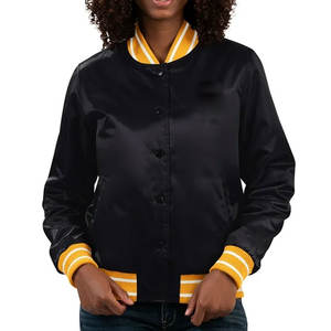 Chaqueta de Satén para Mujer, Prenda Exterior a la Moda, Material Suave y Sedoso, Ideal para un Estilo Urbano - Product Image 1