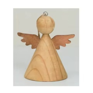 Ornements suspendus de Noël en bois fabriqués à la main cadeau de vacances d'arbre rustique pour les êtres chers - Product Image 5